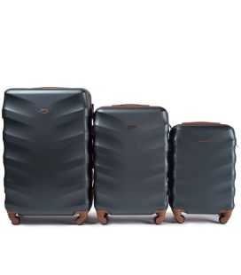 Набір Валіз Wings 402 3 в 1 зелений картинка, зображення, фото