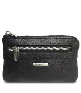 Ключница Tony Perotti New Contatto из натуральной кожи 359L nero (90418) Черная фото