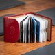 Кредитниця Tony Perotti натуральна шкіра Italico 1703 rosso (90531) Червона - фото