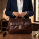 Саквояж из натуральной кожи Tony Perotti Italico 8051 (90626) Коричневый фото