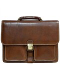 Мужской деловой портфель Tony Perotti Italico 8013/42 (90388) Коньячный