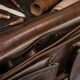 Мужской деловой портфель Tony Perotti Italico 8013/42 (90388) Коньячный фото