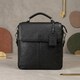 Мужская кожаная сумка Tony Perotti Contatto 9207 nero (90639) Черная фото