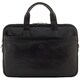 Мужской портфель из натуральной кожи Tony Perotti Italico 7044-40 nero (90641) Черный фото