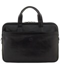 Мужской портфель из натуральной кожи Tony Perotti Italico 7044-40 nero (90641) Черный