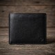 Мужское портмоне Tony Perotti из натуральной кожи Cortina 5068 nero (90120) Черное фото
