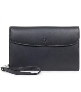 Унисекс портмоне-клатч Tony Perotti Cortina 5073 nero (90200) Черное фото