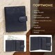 Женское портмоне Tony Perotti натуральная кожа Cortina 5071 nero (90230) Черное фото