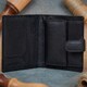 Женское портмоне Tony Perotti натуральная кожа Cortina 5071 nero (90230) Черное фото