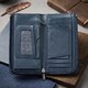 Вертикальное портмоне Tony Perotti Newcontatto 3598 navy (90647) Темно-синее фото