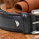 Мужской ремень из натуральной кожи Tony Perotti 411 nero (90312) Черный фото