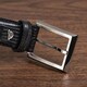 Мужской ремень из натуральной кожи Tony Perotti 411 nero (90312) Черный фото