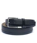 Мужской джинсовый ремень Tony Perotti 0840 nero (90337) Черный