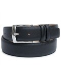 Мужской ремень из натуральной кожи Tony Perotti 2860 nero (90341) Черный