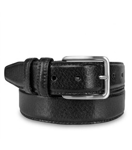 Мужской брючный ремень Tony Perotti из натуральной кожи 572/35 NERO (90355) Черный фото
