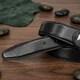 Мужской брючный ремень Tony Perotti из натуральной кожи 572/35 NERO (90355) Черный фото