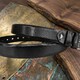 Мужской брючный ремень Tony Perotti из натуральной кожи 573/35 NERO (90357) Черный фото