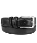 Мужской брючный ремень Tony Perotti из натуральной кожи 574/35 NERO (90358) Черный