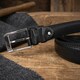 Мужской брючный ремень Tony Perotti из натуральной кожи 574/35 NERO (90358) Черный фото