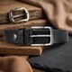 Мужской брючный ремень Tony Perotti из натуральной кожи 746/35 NERO (90361) Черный фото