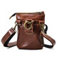 Маленька чоловіча сумка на пояс, через плече, на джинси коньяк TARWA GB-1350-3md - фото