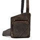 Шкіряний рюкзак слінг на одне плече, кобура TARWA RCv-232-3md - фото
