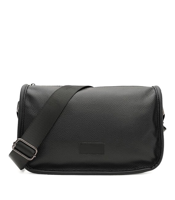 Жіноча шкіряна сумка Borsa Leather K18005bl-black
