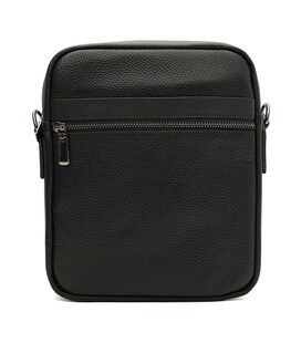 Чоловіча шкіряна сумка Borsa Leather K18112bl-black