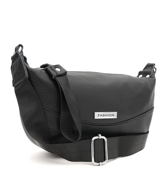 Жіноча шкіряна сумка Borsa Leather K12242bl-black
