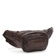 Мужская кожаная сумка на пояс Keizer K18014br-brown фото