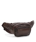 Мужская кожаная сумка на пояс Keizer K18014br-brown