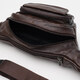 Чоловіча шкіряна сумка на пояс Keizer K18014br-brown - фото
