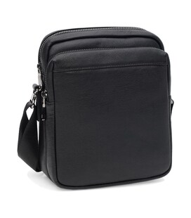 Чоловіча шкіряна сумка Ricco Grande K12140-black - фото