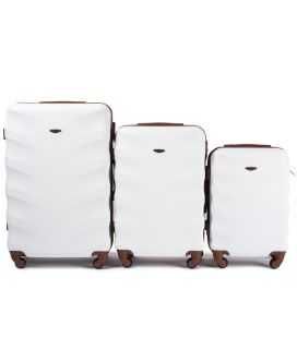Набор Чемоданов Wings 402 3 в 1 белый фото, картинка, изображение
