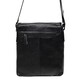 Мужская кожаная сумка на плечо Borsa Leather K18168-black фото