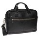 Мужская кожаная сумка Borsa Leather K11118-black фото