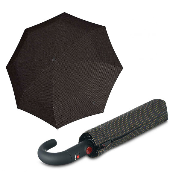 Парасолька Knirps T.260 Crook Handle Watson Tobacco Kn95-3260-7053 - фото