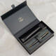 Набор Parker SONNET Grey Lacquer GT BP (шариковая ручка + чехол) фото