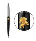 Ручка кулькова Parker JOTTER Originals ZODIAC Black CT BP Золотий кінь 15632_Z5030u