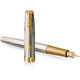 Набор Parker SONNET Silver Mistral GT FP18 F (перьевая ручка + кож.чехол) фото