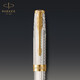 Набор Parker SONNET Silver Mistral GT FP18 F (перьевая ручка + кож.чехол) фото