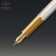 Набор Parker SONNET Silver Mistral GT FP18 F (перьевая ручка + кож.чехол) фото