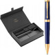 Набір Parker INGENUITY Blue Lacquer GT BP (кулькова ручка + шкір.чохол) фото