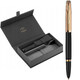 Набор Parker PARKER 51 Deluxe Black GT FP18 F (перьевая ручка + кож.чехол) фото