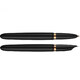 Набор Parker PARKER 51 Deluxe Black GT FP18 F (перьевая ручка + кож.чехол) фото