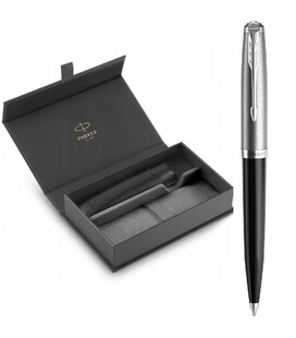 Набір Parker PARKER 51 Black CT BP (кулькова ручка + чохол) фото