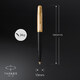 Набор Parker PARKER 51 Deluxe Black GT BP (шариковая ручка + кож.чехол) фото