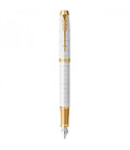 Ручка перьевая Parker IM Premium Pearl GT FP F 24 711