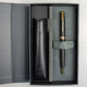 Набір Parker SONNET Matte Black Lacquer GT BP (кулькова ручка + чохол) - фото