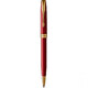 Набір Parker SONNET Intense Red GT BP (кулькова ручка + червоний чохол) - фото